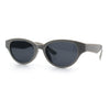 Womens Retro Hipster Cat Eye Horn Rim Plastic Fashion Sunglasses