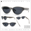 Womens Retro Hipster Cat Eye Horn Rim Plastic Fashion Sunglasses