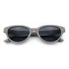 Womens Retro Hipster Cat Eye Horn Rim Plastic Fashion Sunglasses