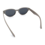 Womens Retro Hipster Cat Eye Horn Rim Plastic Fashion Sunglasses