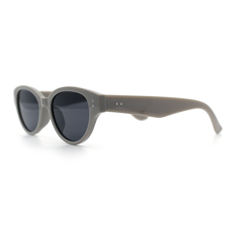 Womens Retro Hipster Cat Eye Horn Rim Plastic Fashion Sunglasses