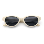Womens Retro Hipster Cat Eye Horn Rim Plastic Fashion Sunglasses