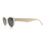 Womens Retro Hipster Cat Eye Horn Rim Plastic Fashion Sunglasses