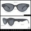 Womens Retro Hipster Cat Eye Horn Rim Plastic Fashion Sunglasses