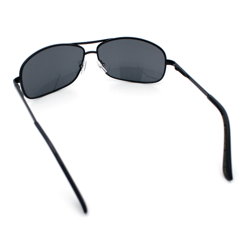 Mens Classic Air Force Officer Agent Metal Rim Cop Sunglasses