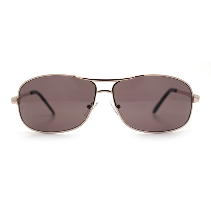Mens Classic Air Force Officer Agent Metal Rim Cop Sunglasses
