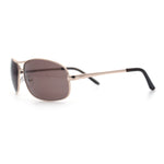 Mens Classic Air Force Officer Agent Metal Rim Cop Sunglasses