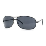 Mens Classic Air Force Officer Agent Metal Rim Cop Sunglasses
