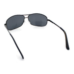 Mens Classic Air Force Officer Agent Metal Rim Cop Sunglasses