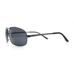 Mens Classic Air Force Officer Agent Metal Rim Cop Sunglasses