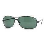Mens Classic Air Force Officer Agent Metal Rim Cop Sunglasses