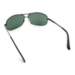 Mens Classic Air Force Officer Agent Metal Rim Cop Sunglasses