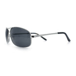 Mens Classic Air Force Officer Agent Metal Rim Cop Sunglasses
