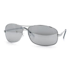 Mens Classic Air Force Officer Agent Metal Rim Cop Sunglasses