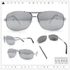 Mens Classic Air Force Officer Agent Metal Rim Cop Sunglasses