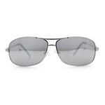 Mens Classic Air Force Officer Agent Metal Rim Cop Sunglasses