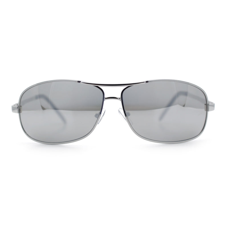 Mens Classic Air Force Officer Agent Metal Rim Cop Sunglasses