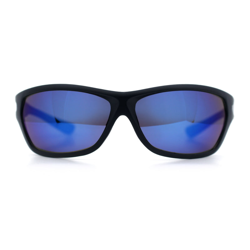 Mens Choppers Flaming Arm 90s Wrap Biker Manly Plastic Sunglasses