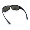 Mens Choppers Flaming Arm 90s Wrap Biker Manly Plastic Sunglasses