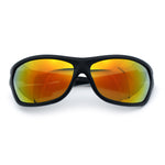 Mens Choppers Flaming Arm 90s Wrap Biker Manly Plastic Sunglasses