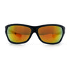 Mens Choppers Flaming Arm 90s Wrap Biker Manly Plastic Sunglasses