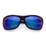 Mens Choppers Flaming Arm 90s Wrap Biker Manly Plastic Sunglasses