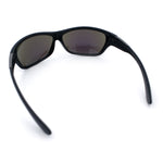 Mens Choppers Flaming Arm 90s Wrap Biker Manly Plastic Sunglasses