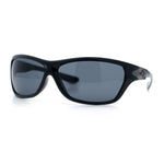Mens Choppers Flaming Arm 90s Wrap Biker Manly Plastic Sunglasses