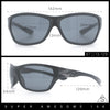 Mens Choppers Flaming Arm 90s Wrap Biker Manly Plastic Sunglasses