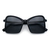 Womens Diva Oversized Butterfly Thin Plastic Fashion Retro Sunglasses