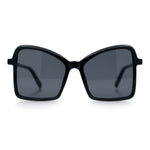 Womens Diva Oversized Butterfly Thin Plastic Fashion Retro Sunglasses