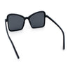 Womens Diva Oversized Butterfly Thin Plastic Fashion Retro Sunglasses