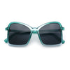 Womens Diva Oversized Butterfly Thin Plastic Fashion Retro Sunglasses