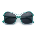 Womens Diva Oversized Butterfly Thin Plastic Fashion Retro Sunglasses