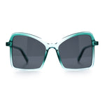 Womens Diva Oversized Butterfly Thin Plastic Fashion Retro Sunglasses