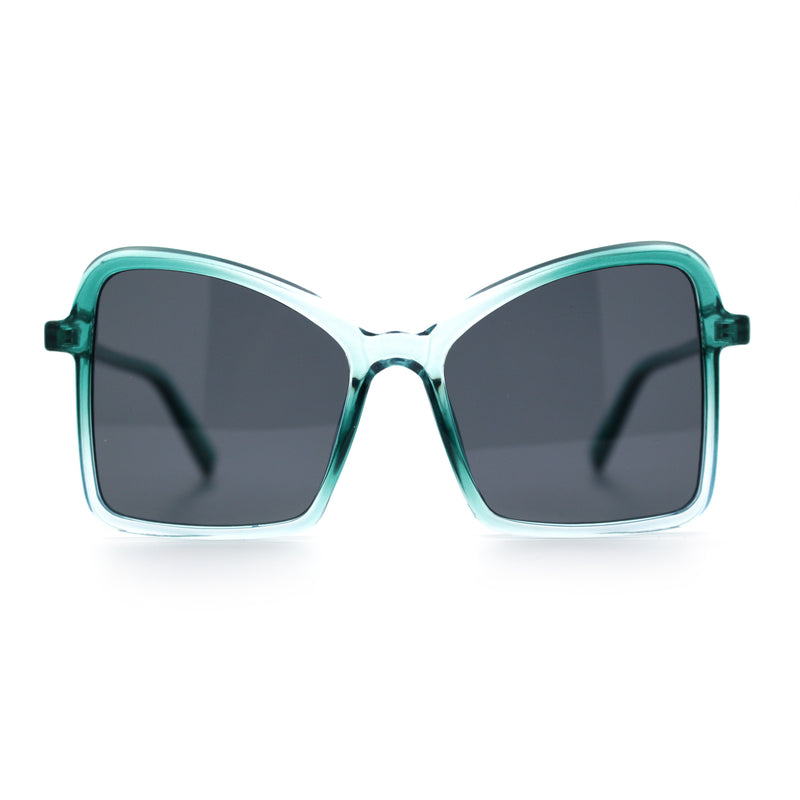 Womens Diva Oversized Butterfly Thin Plastic Fashion Retro Sunglasses