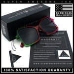Womens Diva Oversized Butterfly Thin Plastic Fashion Retro Sunglasses