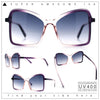 Womens Diva Oversized Butterfly Thin Plastic Fashion Retro Sunglasses