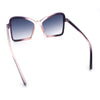 Womens Diva Oversized Butterfly Thin Plastic Fashion Retro Sunglasses