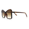 Womens Diva Oversized Butterfly Thin Plastic Fashion Retro Sunglasses