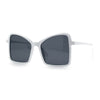 Womens Diva Oversized Butterfly Thin Plastic Fashion Retro Sunglasses