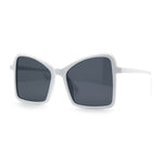 Womens Diva Oversized Butterfly Thin Plastic Fashion Retro Sunglasses