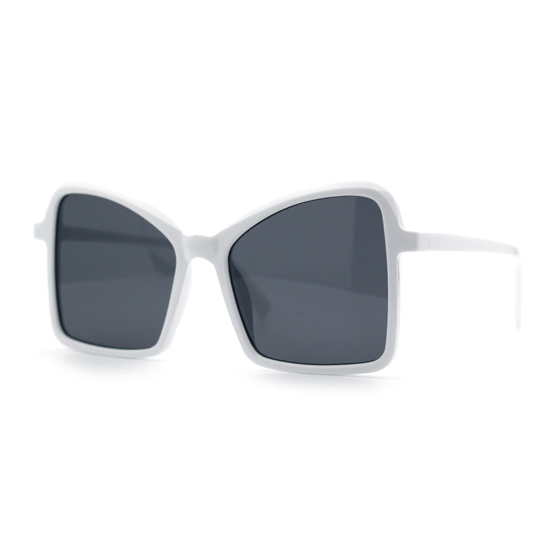Womens Diva Oversized Butterfly Thin Plastic Fashion Retro Sunglasses