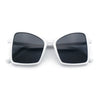 Womens Diva Oversized Butterfly Thin Plastic Fashion Retro Sunglasses