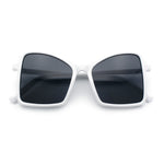 Womens Diva Oversized Butterfly Thin Plastic Fashion Retro Sunglasses