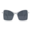 Womens Diva Oversized Butterfly Thin Plastic Fashion Retro Sunglasses