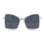 Womens Diva Oversized Butterfly Thin Plastic Fashion Retro Sunglasses