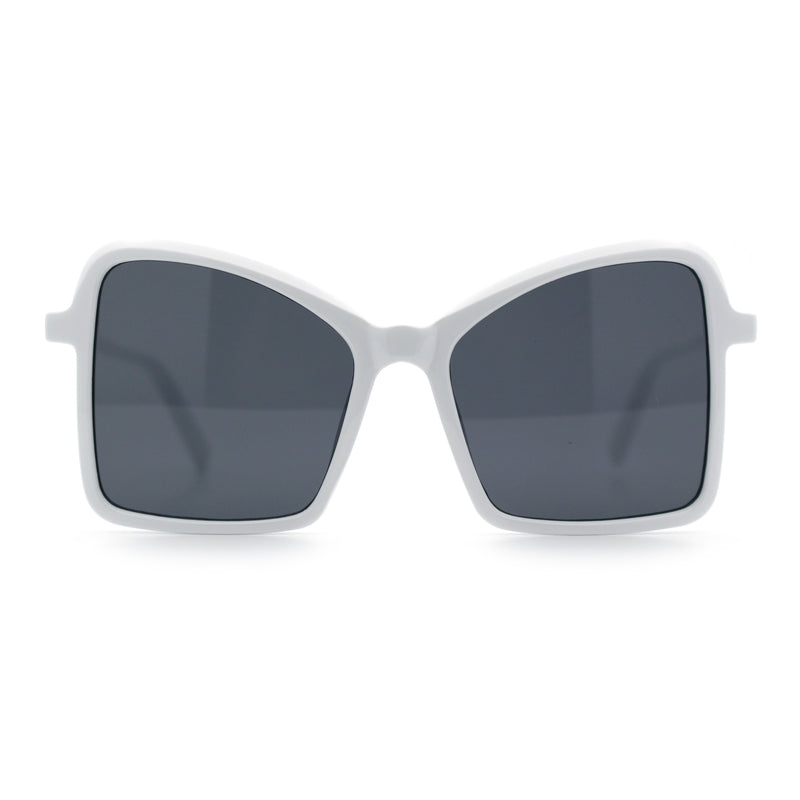 Womens Diva Oversized Butterfly Thin Plastic Fashion Retro Sunglasses