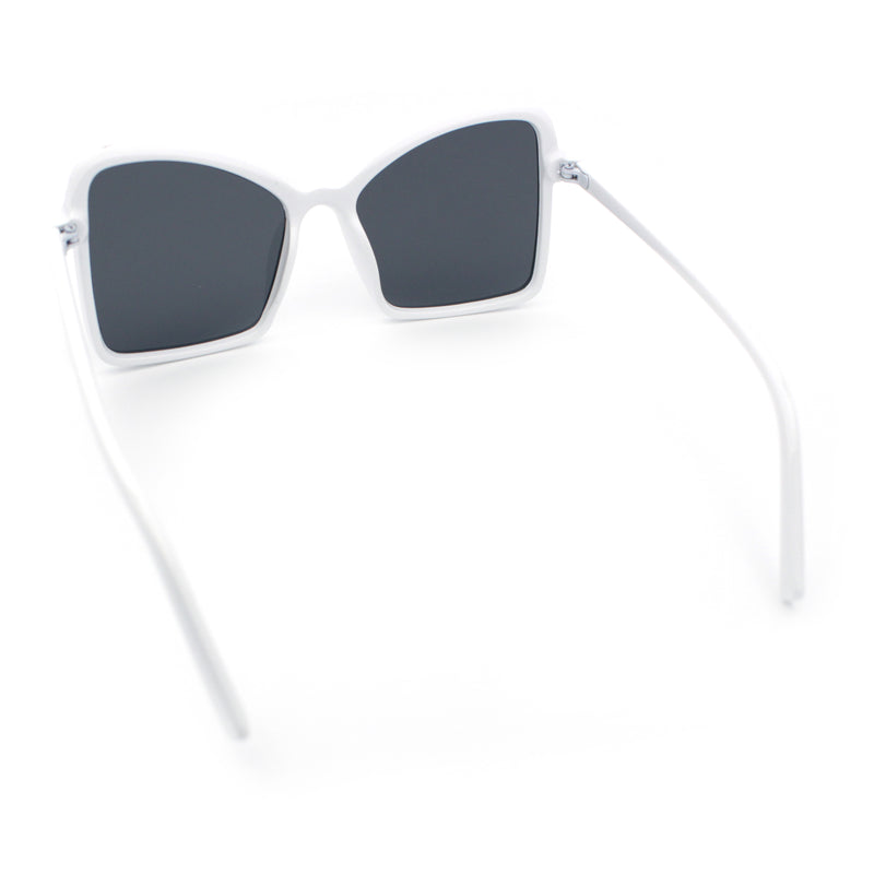 Womens Diva Oversized Butterfly Thin Plastic Fashion Retro Sunglasses