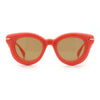 Womens Bubble Round Oval Thick Horn Rim Cute Fem Plastic Sunglasses